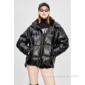 2021 Custom Mesdames Loose Camouflage Hoodie Puff Jacket